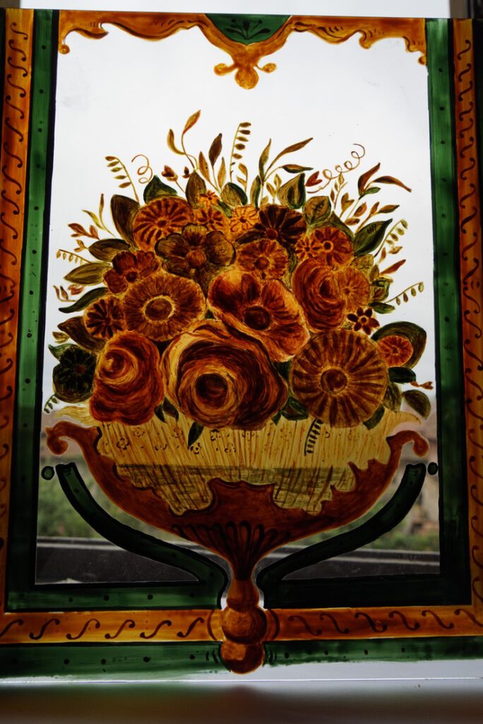 Restauro Vetro dipinto