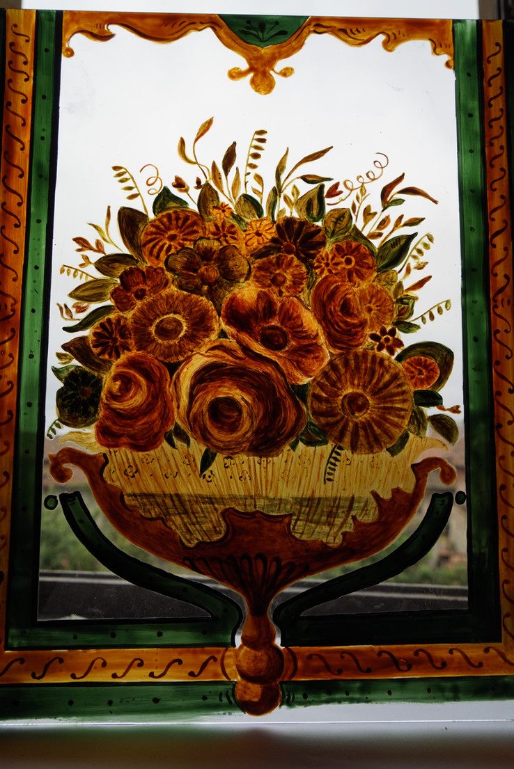 Restauro Vetro dipinto