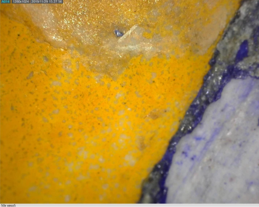 Ricerche studio di restauro vaso maiolicato