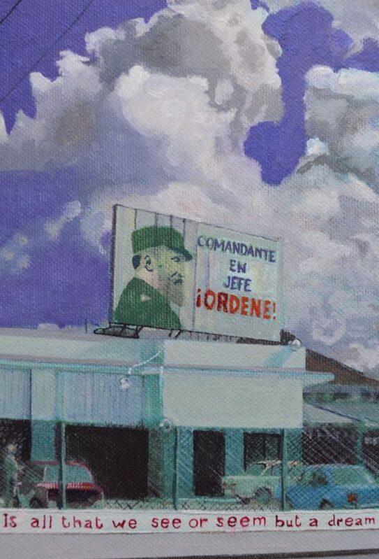 Opera olio su tela Caribbean Dream