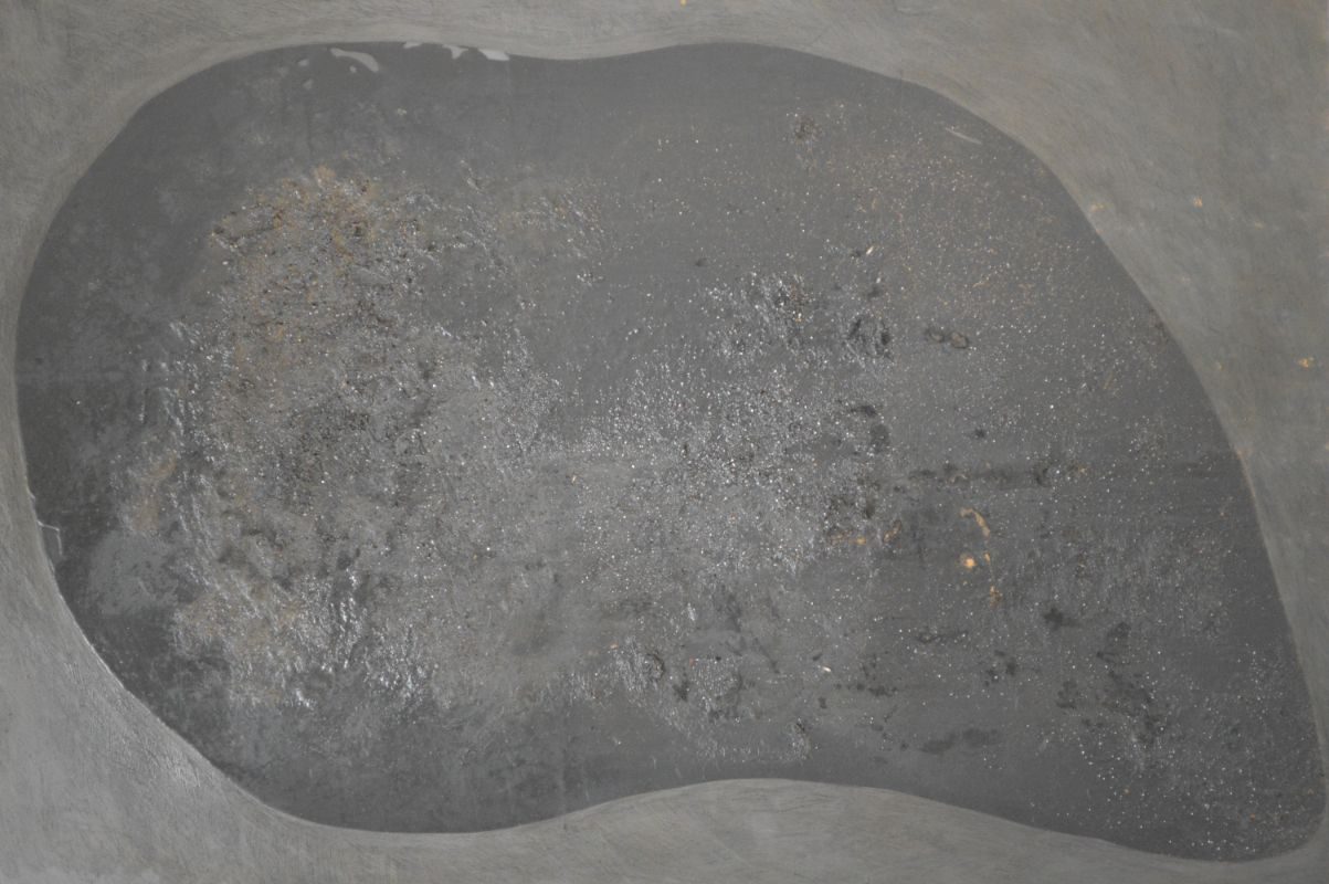 Opera d'arte "Petrolio e sale" di Gianfranco Lopo