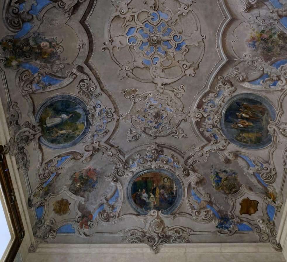 Restauro artistico soffitto edificio